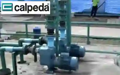 ปั๊มน้ำรุ่น A 65-150 งานระบบสูบน้ำเสีย
